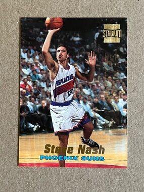 1996 Stadium Club Steve Nash Rookie Card (#R13) Phoenix Suns Basketball Card
